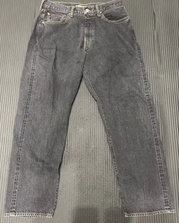 COOTIE / 5 포켓 데님 팬츠 블랙 페이드