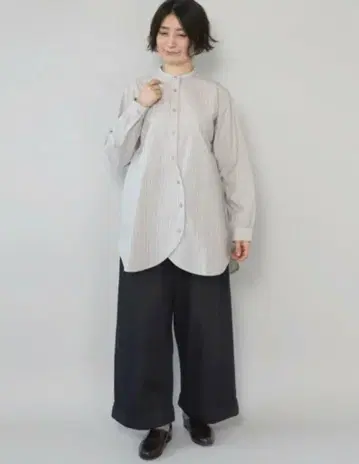 와이드 팬츠 데님 블랙 mumokuteki