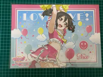 야자와 니코 러브 라이브 캐릭터 카페 런치 매트 치어걸 오다이바