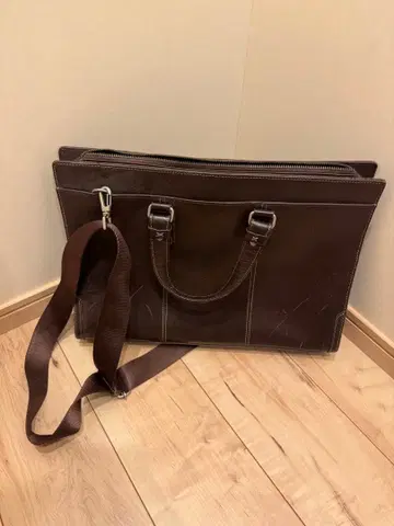 JEFF BANKS 다크 브라운 비즈니스 백