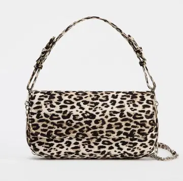 새상품 ZARA 자라 여성용 애니멀 무늬 숄더백