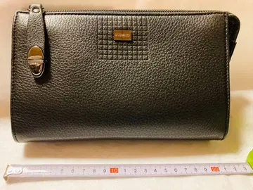 피가로 FIGARO 블랙 가죽 클러치백