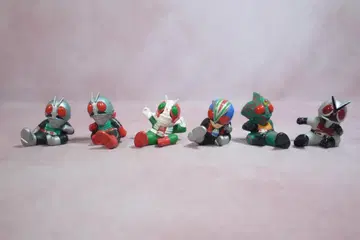 가면라이더 키즈 손가락 인형 라이더 킥 6체