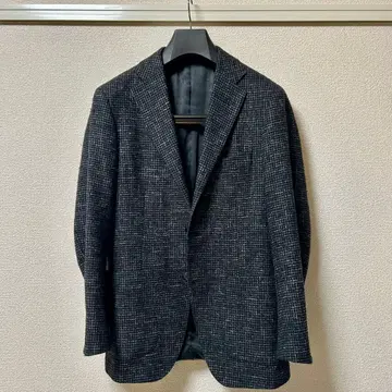 유니버설 랭귀지 REDA 본절단 자켓 체크 44 8drop