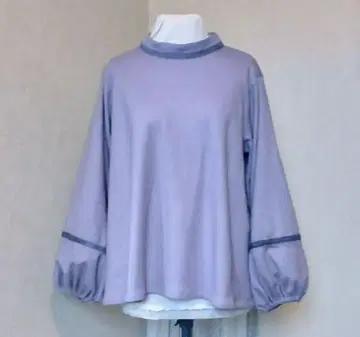 벌룬 슬리브 풀오버