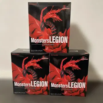 유희왕 Monsters LEGION 블랙 로즈 드래곤 3종 세트