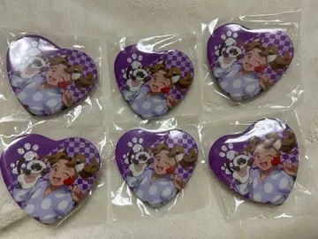 닌타마 란타로 난자타운 타무라 미키에몬 하트 캔뱃지