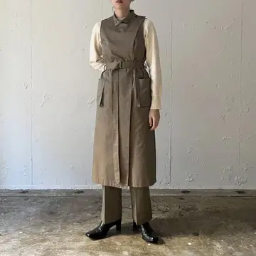 foufou 하이넥 플랩 드레스 원피스