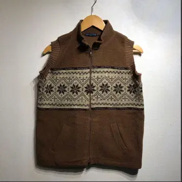 00년대 빈티지 케이디 스포츠 클럽 브라운 베스트