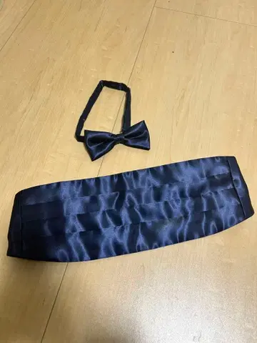 플라잉 블루 카머밴드 나비 넥타이 세트 M