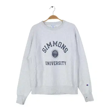 챔피온 리버스 위브 맨투맨 3단 프린트 칼리지 그레이 S