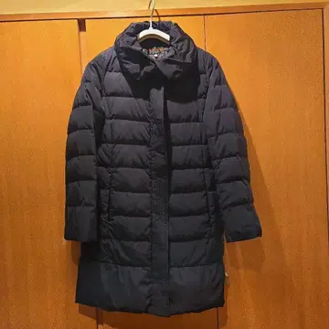 다운 롱 코트 42 사이즈 블랙