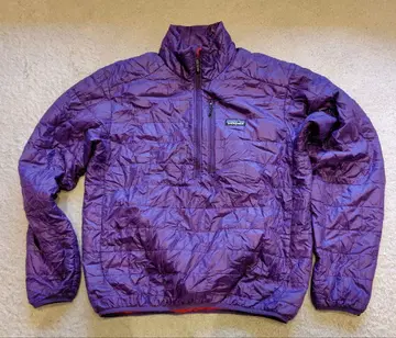 patagonia 나노 퍼프 하프 지퍼 자켓, 퍼플