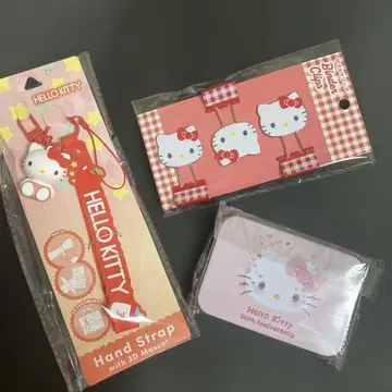 헬로키티 핸드 스트랩 & 클립 세트