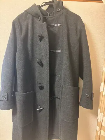 GLOBAL WORK 그레이 더플 코트