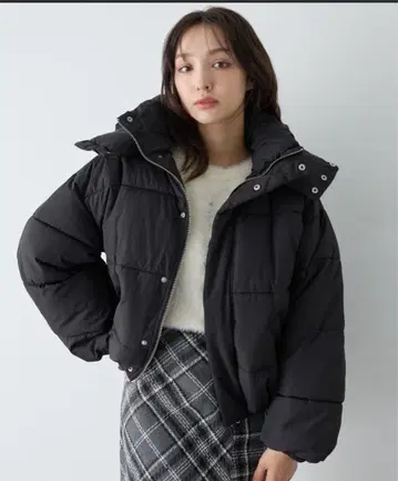 INGNI 잉그 다운 자켓 코트 블랙 에코 다운