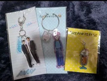 나니와단시 미치에다 슌스케 군 아크릴 키링 메탈 참 굿즈 세트