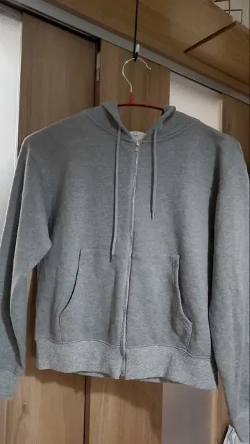 23구 그레이 풀 집업 후드티 사이즈 38