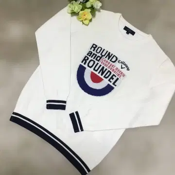 Callaway 골프 스포츠 화이트 스웨터 M