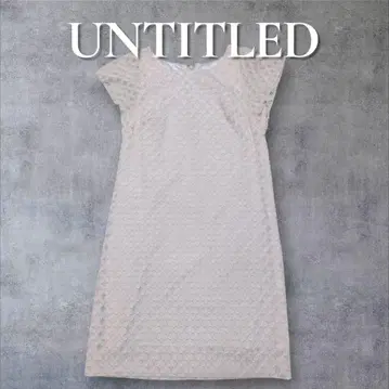 UNTITLED 무릎 위 미니 플레어 원피스 원피스 핑크 계열 올 패턴