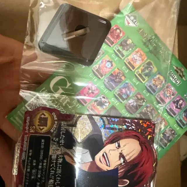 제일복권 원피스 샹크스 쿠지 아크릴 스탠드 G상 시크릿 히든