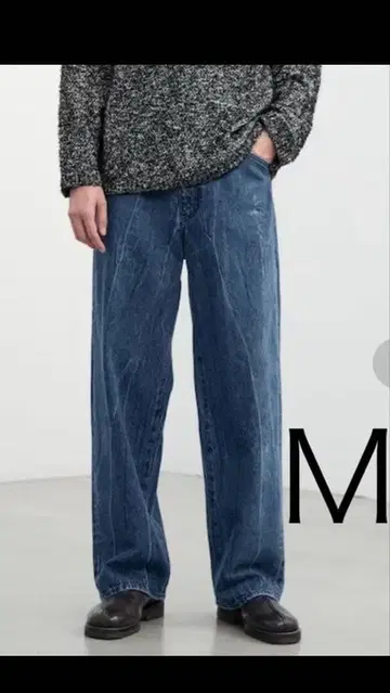 LIDNM VINTAGE SLUB STRAIGHT DENIM 사이즈 M