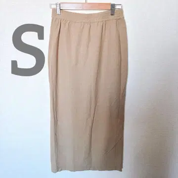 갤러리 바이 롱 타이트 스커트 캐주얼 베이지 S 사이즈 34