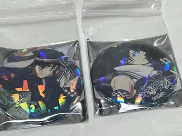 익명 배송/다이쇼 메비우스 라인 시구레&쿄이치로 홀로그램 캔뱃지 세트