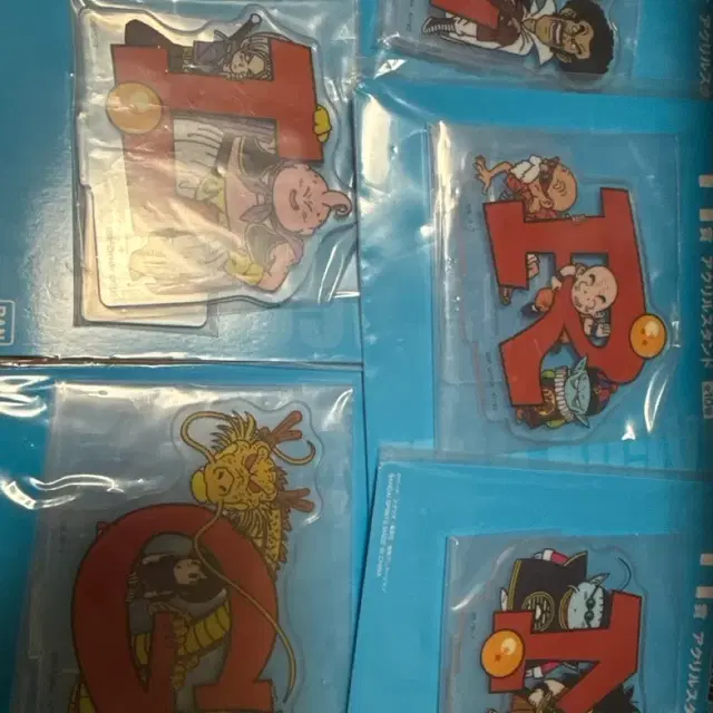 5개 일괄 드래곤볼 어셈블 아크릴 스탠드 H상