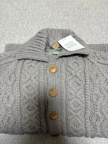 레어 그린 택 인버아란 3A 가디건