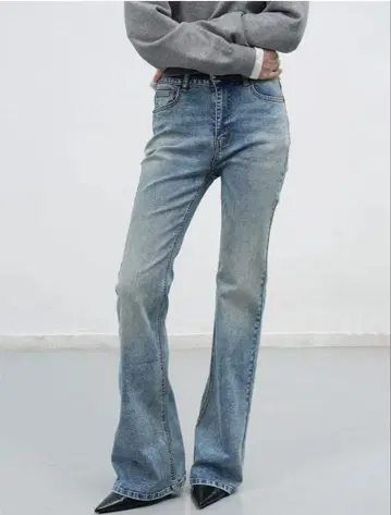 플레어 데님 팬츠