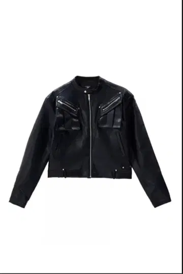 peoplesense 쇼트 기장 가죽 자켓 y2k 기믹 archive