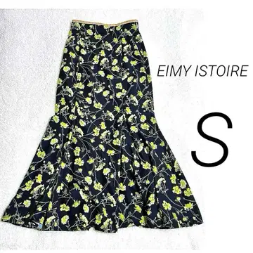 에이미 이스트 월 eimyistoire 꽃무늬 머메이드 스커트 S