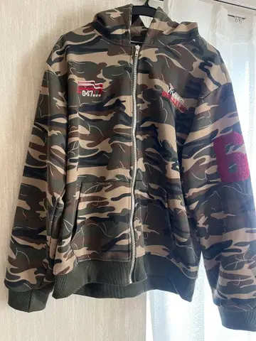 카모 패턴 풀 집업 후드티 69