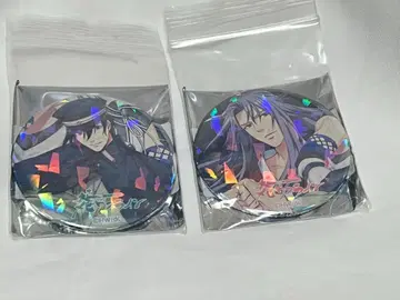 익명 배송/다이쇼 메비우스 라인 미사키&쿄이치로 홀로그램 캔뱃지 세트