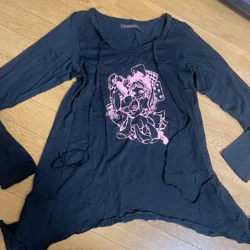 ALGONQUINS 블랙 롱T