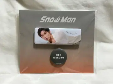 SnowMan 메구로 렌 캔뱃지 세트