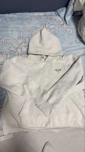 SUPER DAILY Naoyu 그레이 후드티 M