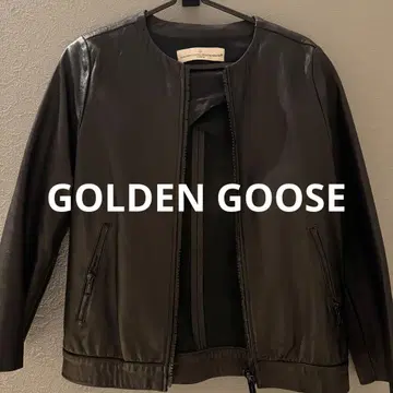 골든구스 가죽 자켓