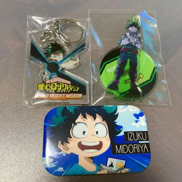 히로아카 이즈쿠 데쿠 아크릴 스탠드 키링 배지 유년기