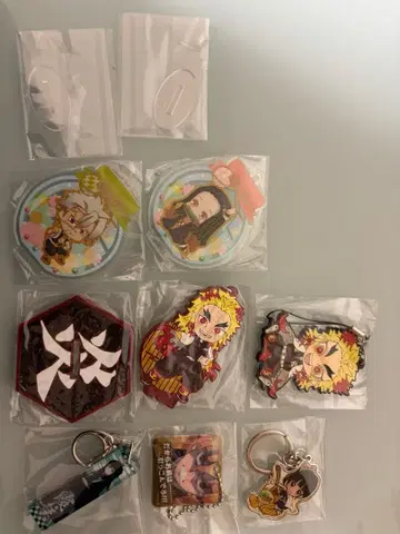 귀멸의 칼날 러버 스트랩 키링 가챠가챠 묶음 판매