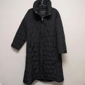 Re:EDIT 블랙 롱 다운 자켓