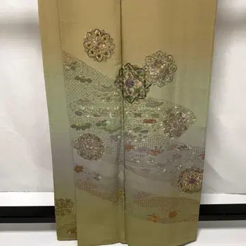 C240 순수 실크 이중 기모노 호몬기   자수 컨디션 최상 기모노