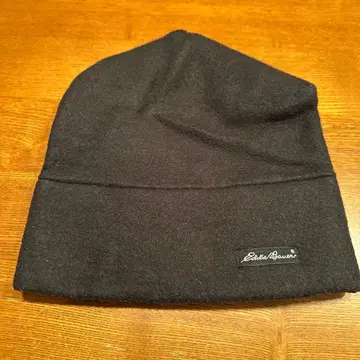 90s 에디 바우어 플리스 비니 블랙 USA 제조