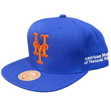 레어 새상품급 미첼앤네스 NY Mets 한정판 스냅백 NAS 착용