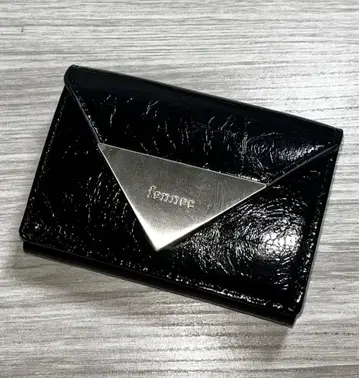 fennec 블랙 3단 폴더형 지갑