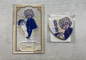 윈드브레이커 쿠지비키도 토끼귀산초 미니 아크릴 스탠드 캔뱃지