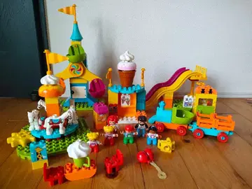 레고 듀플로 커다란 놀이공원 [ 블록 하나 부족 있음 ]