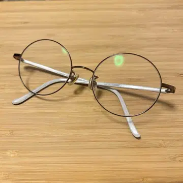골드 라운드 프레임 안경