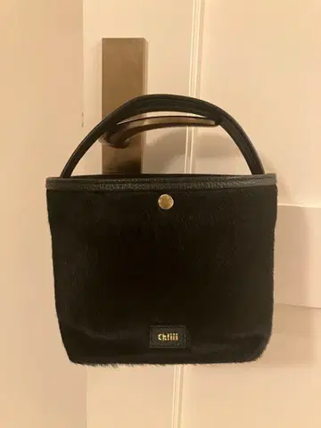 레어 chiiiibag 미사용 헤어 하이 바스켓 블랙